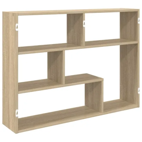 Zidna polica Zidna montaža Hrast sonoma 95 x 20 x 69,5 cm - Hrast sonoma Cijena