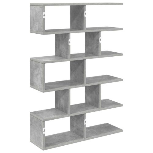 Zidna polica Betonska siva 70 x 20 x 100 cm Konstruirano drvo - Betonska siva Cijena