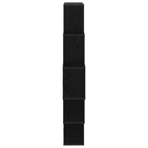 Zidna polica Crni hrast 120 x 20 x 136 cm Konstruirano drvo - Crni hrast Cijena