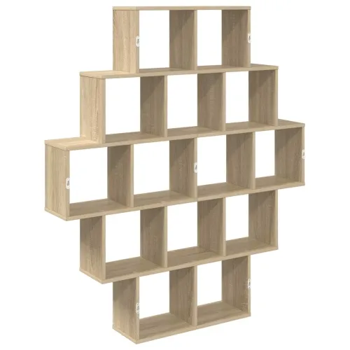 Zidna polica Hrast sonoma 120 x 20 x 136 cm Konstruirano drvo - Hrast sonoma Cijena