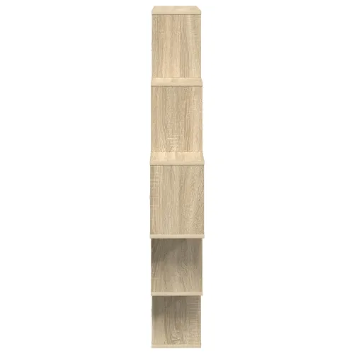 Zidna polica Hrast sonoma 120 x 20 x 136 cm Konstruirano drvo - Hrast sonoma Cijena
