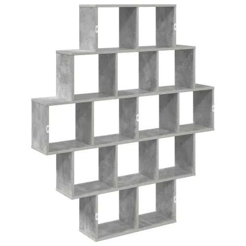 Zidna polica Betonska siva 120 x 20 x 136 cm - Betonska siva Cijena