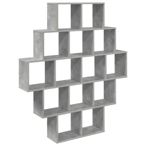 Zidna polica Betonska siva 120 x 20 x 136 cm - Betonska siva Cijena