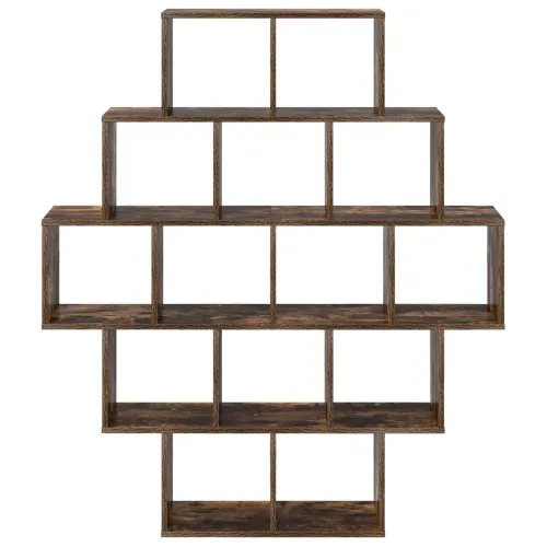 Zidna polica Dimljeni hrast 120 x 20 x 136 cm - Dimljeni hrast Cijena