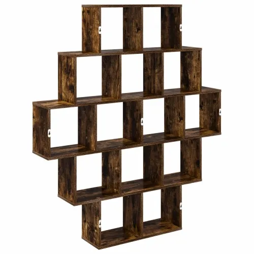 Zidna polica Dimljeni hrast 120 x 20 x 136 cm - Dimljeni hrast Cijena