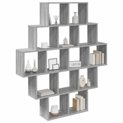 Zidna polica Siva Sonoma 120 x 20 x 136 cm Konstruirano drvo - Siva Sonoma Cijena