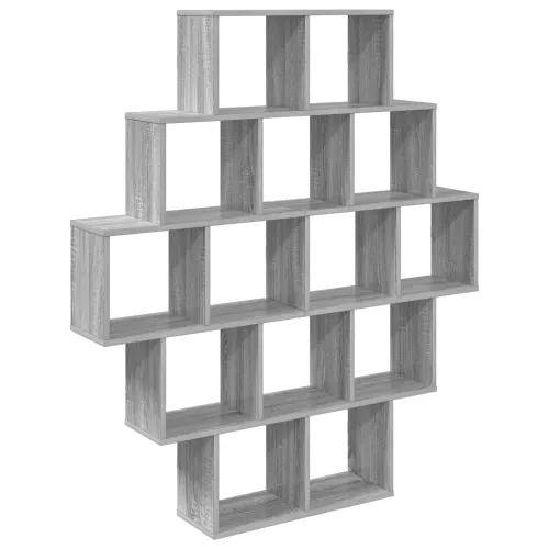 Zidna polica Siva Sonoma 120 x 20 x 136 cm Konstruirano drvo - Siva Sonoma Cijena