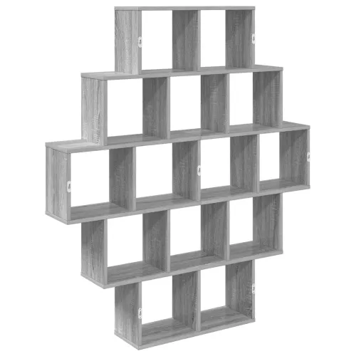 Zidna polica Siva Sonoma 120 x 20 x 136 cm Konstruirano drvo - Siva Sonoma Cijena