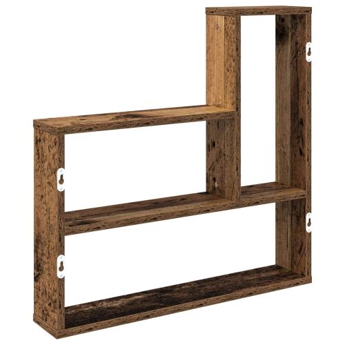 Zidna polica Staro drvo 60 x 11 x 60 cm Konstruirano drvo - Staro drvo Cijena