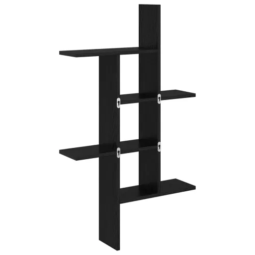 Zidna polica Crni hrast 61 x 15 x 102 cm Konstruirano drvo - Crni hrast Cijena