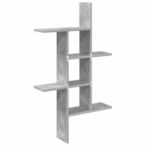 Zidna polica Betonska siva 61 x 15 x 102 cm Konstruirano drvo - Betonska siva Cijena