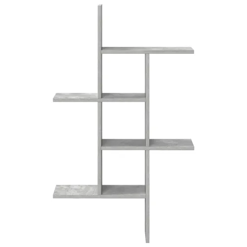 Zidna polica Betonska siva 61 x 15 x 102 cm Konstruirano drvo - Betonska siva Cijena