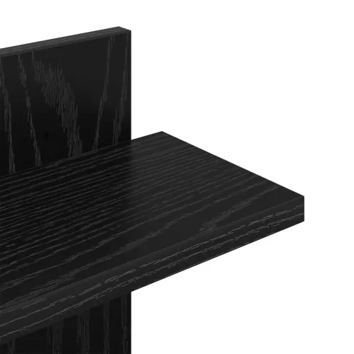 Floating polica za zid Crni hrast 48,5 x 15 x 101 cm - Crni hrast Cijena