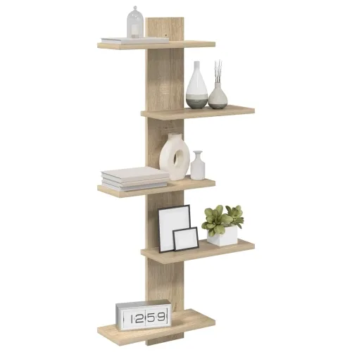 Floating polica za zid Hrast sonoma 48,5 x 15 x 101 cm - Hrast sonoma Cijena