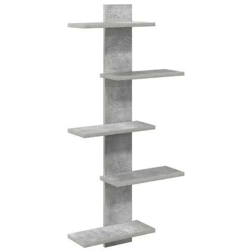 Floating polica za zid Betonska siva 48,5 x 15 x 101 cm - Betonska siva Cijena