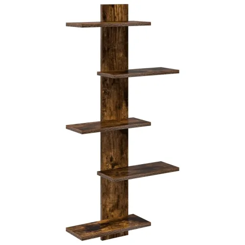 Floating polica za zid Dimljeni hrast 48,5 x 15 x 101 cm - Dimljeni hrast Cijena
