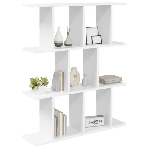 Zidna polica Bijela 80 x 20 x 96 cm Konstruirano drvo - Bijela Cijena