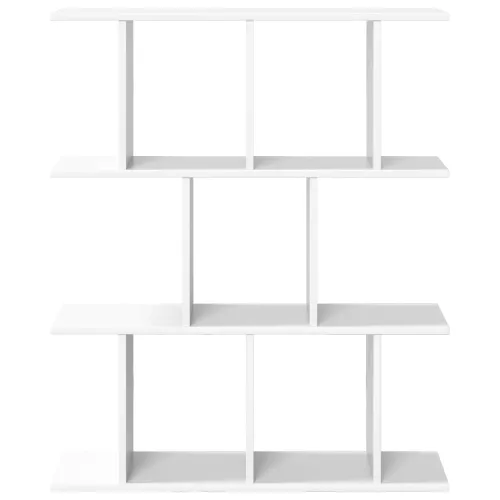 Zidna polica Bijela 102 x 20 x 96 cm Konstruirano drvo - Bijela Cijena