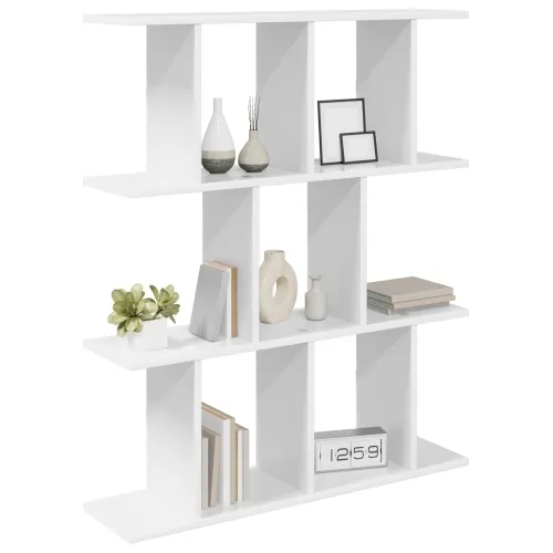 Zidna polica Bijela 102 x 20 x 96 cm Konstruirano drvo - Bijela Cijena