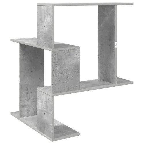 Zidna polica Betonska siva 67 x 67 x 87 cm Konstruirano drvo - Betonska siva Cijena