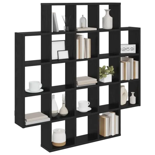 Zidna polica Crni hrast 100 x 13 x 100 cm Konstruirano drvo - Crni hrast Cijena