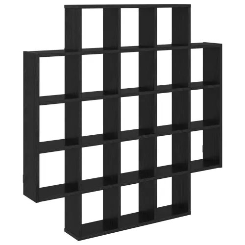 Zidna polica Crni hrast 100 x 13 x 100 cm Konstruirano drvo - Crni hrast Cijena