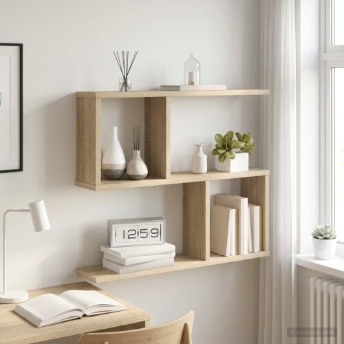 Zidna polica Hrast sonoma 60 x 12 x 50,5 cm Konstruirano drvo - Hrast sonoma Kombinacija ormarića Cijena