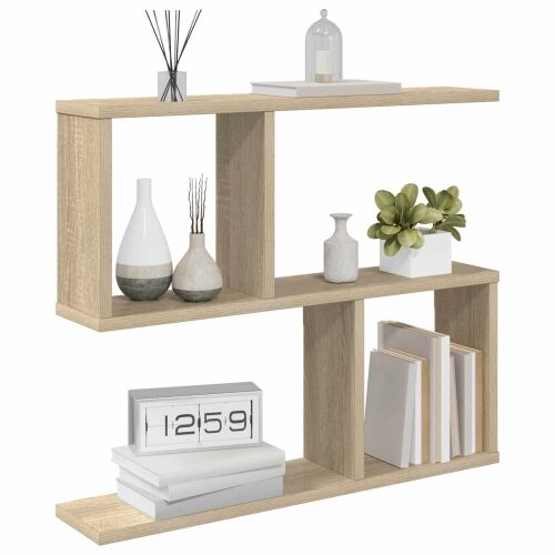 Zidna polica Hrast sonoma 60 x 12 x 50,5 cm Konstruirano drvo - Hrast sonoma Kombinacija ormarića Cijena