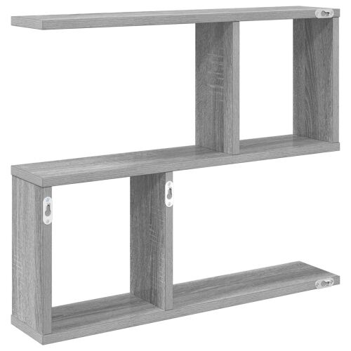 Zidna polica Siva Sonoma 60 x 12 x 50,5 cm Konstruirano drvo - Siva Sonoma Kombinacija ormarića Cijena