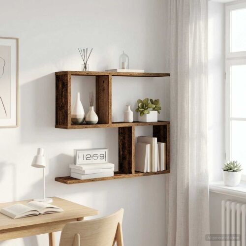 Zidna polica Staro drvo 60 x 12 x 50,5 cm Konstruirano drvo - Staro drvo Kombinacija ormarića Cijena