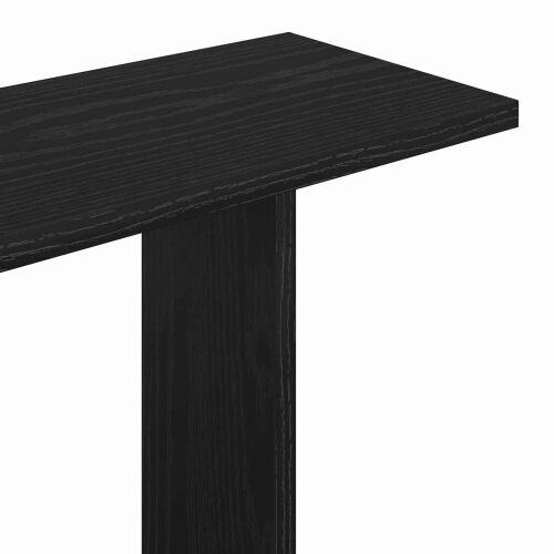 Zidna polica Crni hrast 60 x 12 x 50,5 cm Konstruirano drvo - Crni hrast Asimetrični dizajn polica Cijena