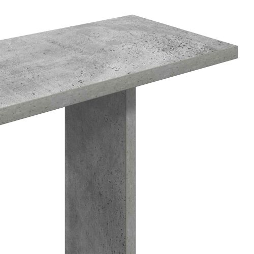 Zidna polica Betonska siva 60 x 12 x 50,5 cm - Betonska siva Asimetrični dizajn polica Cijena