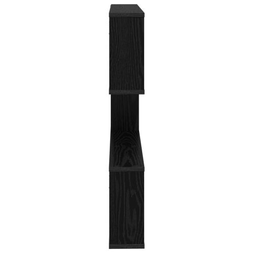 Zidna polica Crni hrast 80 x 12 x 79,5 cm Konstruirano drvo - Crni hrast Visoki višeslojni dizajn Cijena