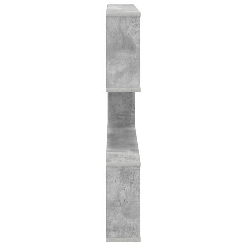 Zidna polica Betonska siva 80 x 12 x 79,5 cm - Betonska siva Visoki višeslojni dizajn Cijena