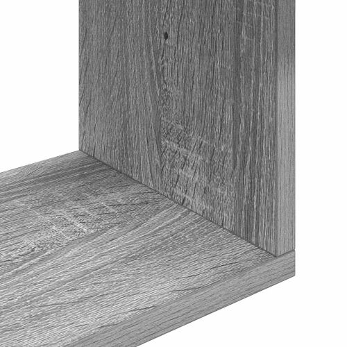 Zidna polica Siva Sonoma 80 x 12 x 79,5 cm Konstruirano drvo - Siva Sonoma Visoki višeslojni dizajn Cijena