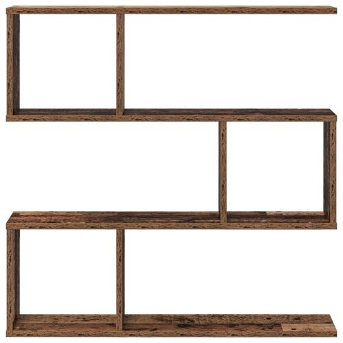 Zidna polica Staro drvo 80 x 12 x 79,5 cm Konstruirano drvo - Staro drvo Visoki višeslojni dizajn Cijena