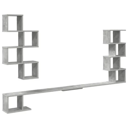 Polica za TV na zidu Betonska siva 180 x 15 x 94 cm - Betonska siva 180 x 15 x 94 cm Cijena