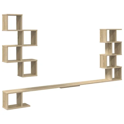 Polica za TV na zidu Hrast sonoma 200 x 15 x 94 cm - Hrast sonoma 200 x 15 x 94 cm Cijena