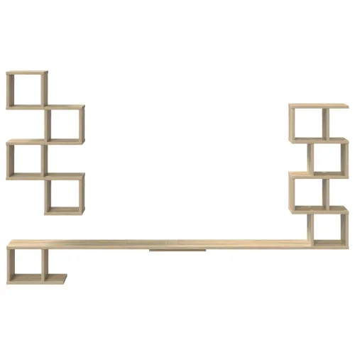 Polica za TV na zidu Hrast sonoma 200 x 15 x 94 cm - Hrast sonoma 200 x 15 x 94 cm Cijena