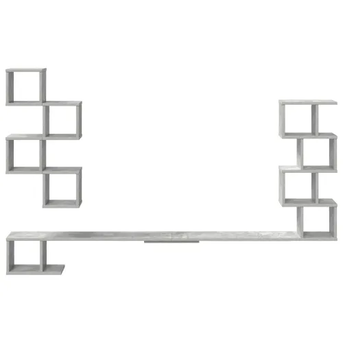 Polica za TV na zidu Betonska siva 200 x 15 x 94 cm - Betonska siva 200 x 15 x 94 cm Cijena