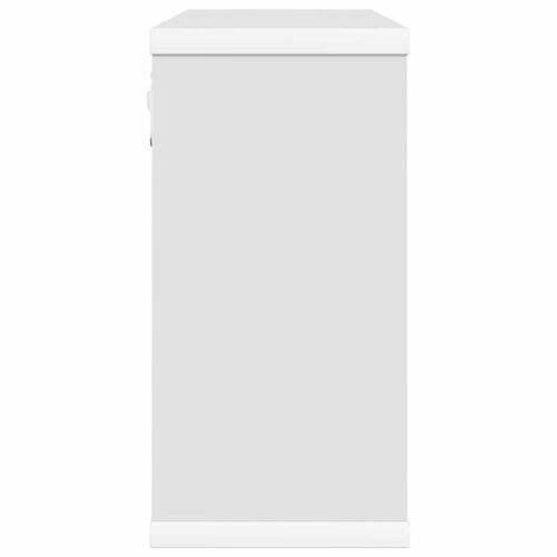 Plutajuće police Bijela 80 x 15 x 30 cm Konstruirano drvo - Bijela 1 Cijena