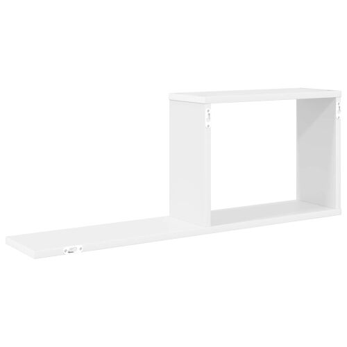 Plutajuće police Bijela 80 x 15 x 30 cm Konstruirano drvo - Bijela 1 Cijena
