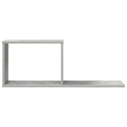 Plutajuće police 2 kom. Betonska siva 80 x 15 x 30 cm - Betonska siva 2 Cijena