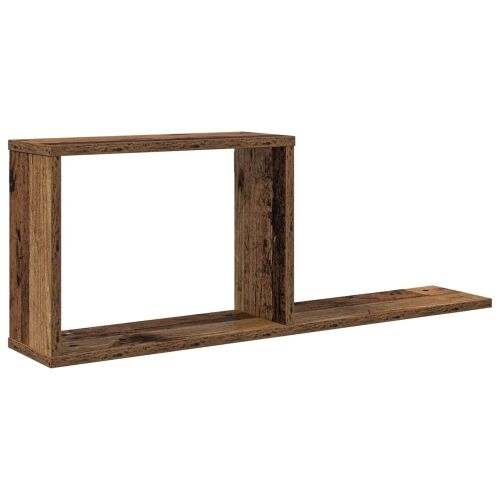 Plutajuće police Staro drvo 80 x 15 x 30 cm Konstruirano drvo - Staro drvo 1 Cijena