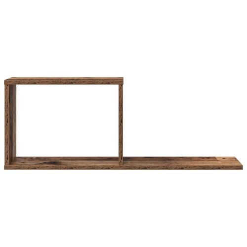Plutajuće police 2 kom. Staro drvo 80 x 15 x 30 cm - Staro drvo 2 Cijena