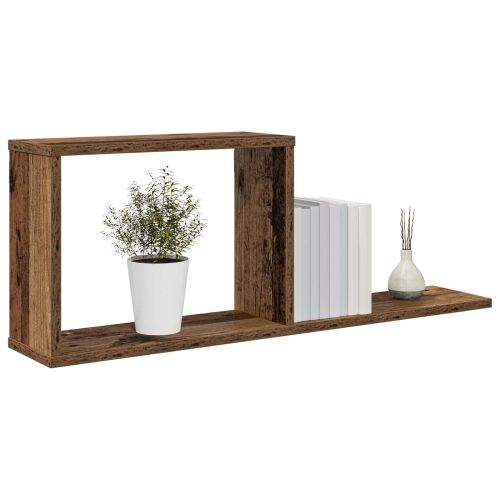 Plutajuće police 2 kom. Staro drvo 80 x 15 x 30 cm - Staro drvo 2 Cijena