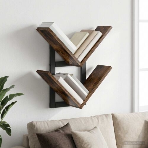 Floating polica za zid Dimljeni hrast 43 x 15 x 47 cm - Dimljeni hrast 1 Cijena