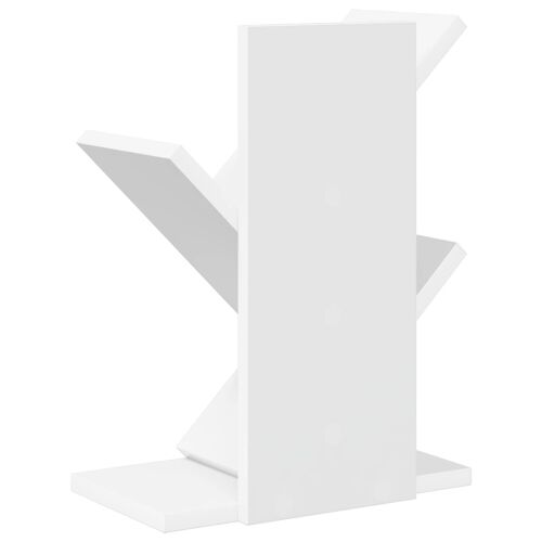 Polica za knjige s 3 etaže 30 x 18 x 40 cm Konstruirano drvo - Bijela 30 x 18 x 40 cm Cijena