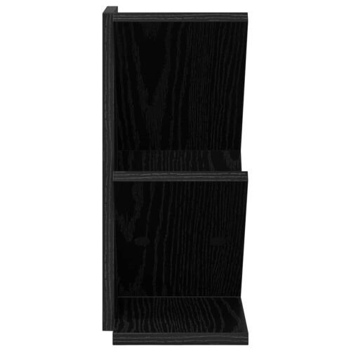 Polica za knjige s 3 etaže 30 x 18 x 40 cm Konstruirano drvo - Crni hrast 30 x 18 x 40 cm Cijena