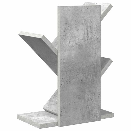 Polica za knjige s 3 etaže 30 x 18 x 40 cm Konstruirano drvo - Betonska siva 30 x 18 x 40 cm Cijena